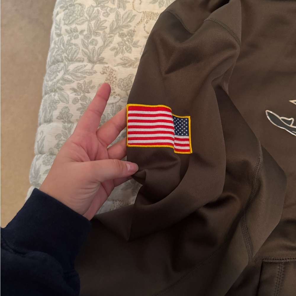Miami Dolphins hoodie. Olive green and camo. Salute to service edition - Picture 2 of 4